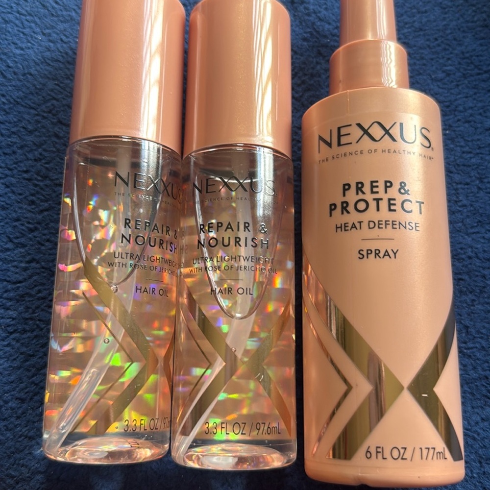 New Nexxus repair & nourish, stick stick and prep & protect spray bundle